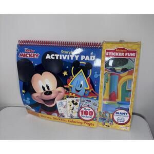 Mickey Junior Storybook Activity Pad with Sticker Fun
